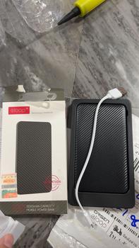Product Review of [รับประกัน 1 ปี] Orsen by Eloop E30 แบตสำรอง 5000mAh Power Bank ลายเคฟล่า สุดบาง สุดเบา ของแท้ 100% สีดำ | Power Bank พาเวอร์แบงค์ เพาเวอร์แบงค์ แบตเตอรี่สำรอง สำหรับ iPhone 5 6 7 8 X XS 11 12 13 mini pro max ทุกรุ่น ของแท้100% from j**️ 1