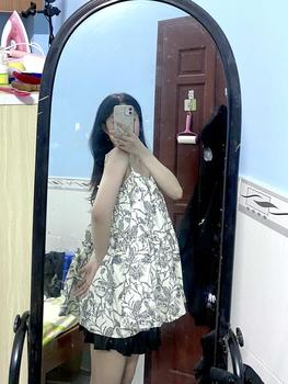 Product Review of Áo váy babydoll hoa nhí Nana21 Nanastore21 Nữ Dress Women Nhung Kem from H**🥱 0