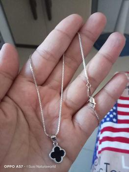 Product Review of Kalung kasandra bulat 45cm/perak asli 925 lapis mas anti karat from A** B**K S**O 0