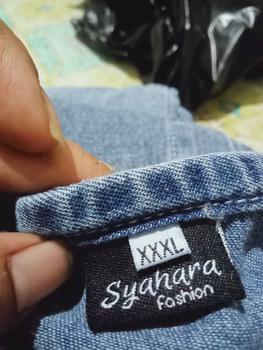 Product Review of Setcel - A03 SYEHAL COLLECTION- Oneset / Setcel Kemeja Wanita Full Jeans - Setelan Pakaian Wanita Denim Baju Panjang from N**t g**y ** 1