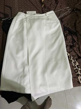 Product Review of Guanfashion Chân váy chữ A kèm vạt che bụng dáng dài, MÃ CV89 Chân váy Nữ Women Kem from D**m N**n 1