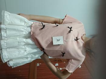 Product Review of Áo thun nữ baby tee đính nơ sang chảnh hottrend 2024 new best seller vải thun tăm co dãn bốn chiều dày dặn. Top from C**m 1