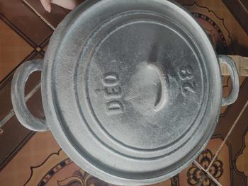 Product Review of [Có rế tre] Nồi gang đúc số 20-28-30.Nồi nấu cơm, kho thịt cá, nấu canh, xào, nguyên khối from ✨**p T**n L** 🌺** 0