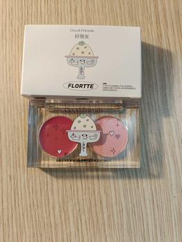 Product Review of Kem má hồng hai màu Flortte, dạng kem đa năng, kết cấu kép, có thể sử dụng nhiều cách khác nhau, tăng độ sáng cho gương mặt, tạo lớp trang điểm tự nhiên, 3.2g, 6 mẫu để chọn lựa from E**👽 0