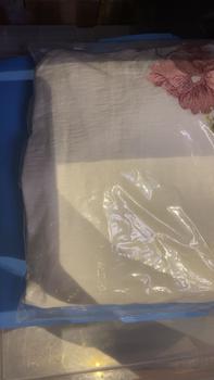 Product Review of [ Mã D1 ] Đồ bộ cách tân, pháp phục đi chùa, họa tiết thêu hoa , chất liệu đũi linen , mặc 4 mùa Nữ Áo from M**n 0