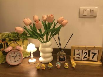 Product Review of Đèn Bàn Cổ Điển Phong Cách Instagram, Thiết Kế Hoa Lan Chuông Đèn Ngủ, Đèn LED Bắc Âu, Thích Hợp Để Chụp Ảnh Và Trang Trí Nhà Cửa, Đạo Cụ Chụp Ảnh from T**y P**m 0