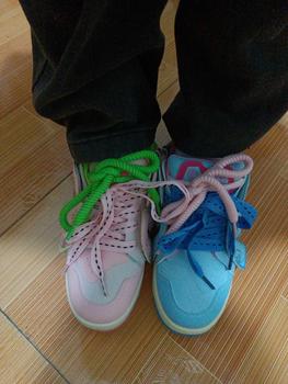 Product Review of (tăng 1sz)Giày thể thao nữ Sneaker Retro Đế Dày Thời Trang đa sắc màu Shoes Đế Bằng Jean Nhung from T**u C**t X** 1
