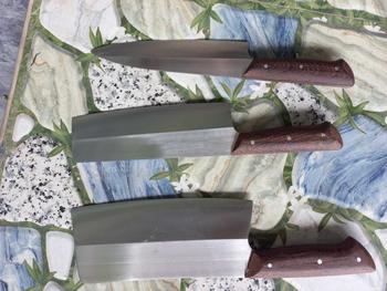 Product Review of bộ dụng cụ nhà bếp bộ 3 dao cán ốp xupap tàu thuỷ không rỉ from H** N** 0