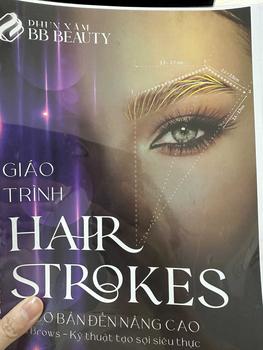 Product Review of SỔ LUYỆN VẼ SỢI HAIRSTROKES - BBBROWS Tổng hợp from S**s b**h m** 1