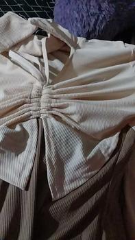 Product Review of Dress Basic Simple Knit Lembut Premium Bahan Melar Lengan Panjang Gaun Casual Bodycon Slim Sexy Wanita  Baju Home Dress Nyaman M436 from c**u 1