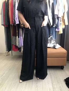 Product Review of GOUW PANTS - POSHA OFFICIAL Celana Panjang Wide Highwaist Pants karet polyester soft  wanita  kulot  formal  loose from M** 0
