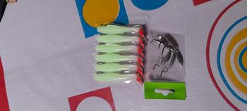 Product Review of Umpan SOFTLURE 8cm isi 6pcs 8cm Bonus Bkk 2/0 3pcs Lure +Propeller from s**t 0