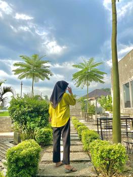 Product Review of Kemeja Rika Kancing Belakang Linen Rami Original Baju Panjang Top Variasi Wanita Atasan Oversize Basic Outer from M**d 0