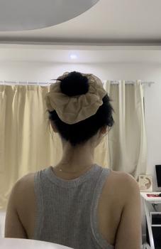 Product Review of Scrunchies Organza, Kích Thước Lớn Ngọt Ngào, Dây Buộc Tóc Co Giãn, Thích Hợp Cho Phụ Nữ Và Trẻ Em Gái, Dây Buộc Tóc Đuôi Ngựa, Lý Tưởng Cho Mùa Hè from N**) 1