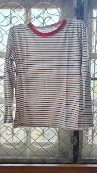 Product Review of เสื้อยืด คอกลม แขนยาวลายทาง #9307 ผู้หญิง Clothing from p**r 0