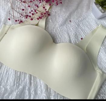 Product Review of Áo Lót Đúc Su Không Gọng Dây Bản To Che Mỡ Thừa - Không Đường May - Không Gọng Mềm Mịn( Form rộng-Lùi size) Bra Nữ Women from t**n 0
