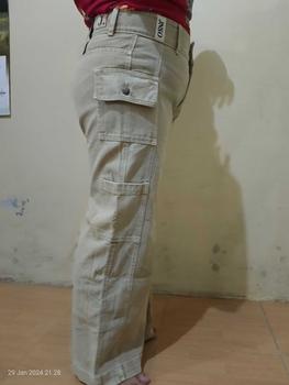 Product Review of HANDS UP - JINISO Cargo Baggy Celana Jeans Wanita Highwaist from e**i 0