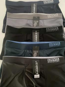 Product Review of Combo 5 Quần Boxer - 5 Quần Lót Nam Thun Lạnh Evisris fullsize 36-86kg. Menswear Sịp from N**o 0