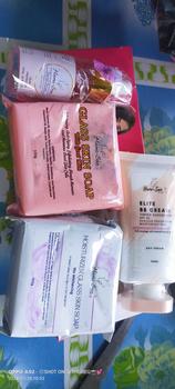 Product Review of Hamisan COMBO 4in1 Small Serum 15ML, 100g Moisturizer and 100g Glass Skin Soap and Elite Bb Cream Tinted Sunscreen from m**l 0