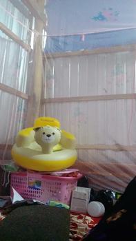 Product Review of [Ghế Hơi Tập Ngồi] Ghế Hơi Gấu Vàng Cho Bé, Ghế ăn Dặm Cho Bé Tập Ngồi Voi from C** P**n 6** 🥰** 1
