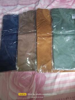 Product Review of (Paket isi 4 Pcs) Kaos Pocket Saku MBN Pria Wanita Fashion Army Cream Distro Hitam Katun from Z**t 0
