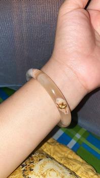 Product Review of Vòng tay Ngọc Agate mã nao hoa anh đào svip 7A hàng kèm hộp vòng tay  đá cẩm thạch from P**m T**y P**g 0