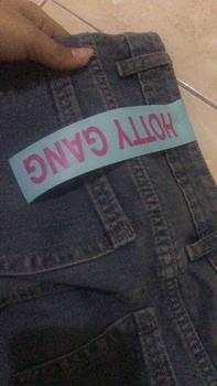 Product Review of JINISO HOTTY GANG - 329 Cutbray Highwaist Celana Jeans Wanita Warna Ocean Blue from v**a 1