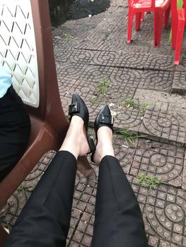 Product Review of TUYETKIEUSTORE Sục 3p đính đá điểm nhấn Nữ DéP Shoes Mũi nhọn Women GiàY from 🌸**🎋 0