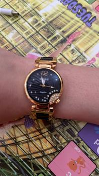 Product Review of Đồng Hồ Nữ GS Đá Ceramic 2 Màu Lựa Chọn: Đá Đen, Đá Trắng Women Titan Đeo Tay Watch Voi from M** 1