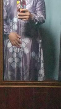 Product Review of Gamis Kiana Silk / Gamis Silky lengan Karet / Baju Muslim Wanita from A**L J** 0