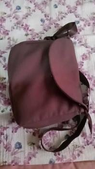 Product Review of SS24 Japanese canvas bag women slung simple solid color messenger bag women large capacity college students class bag shoulder bag from K**e C**s 0