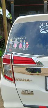 Product Review of STIKER MOBIL HAPPY FAMILY LUCU / Stiker Keluarga Warna-Warni Car from .**o 0