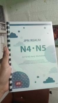 Product Review of Japanese Learning N4-5 Level Kanji Practice worksheet for writing, stroke order and meaning from i**s m**1 0