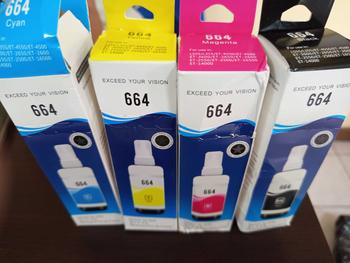 Product Review of Inkjet 664 T664 L series Dye Ink for Epson L120 L210 L360 from M**e 0