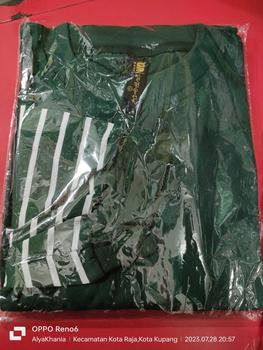 Product Review of QR PROJECT ID - KAOS POLOS OVERSIZE LENGAN PANJANG STRIPE SALUR WITH SLIT from A**a P**✨ 2