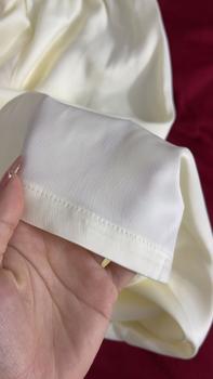 Product Review of Bộ Đi Chùa Áo Voan 3 Lớp Cổ TRụ Hoạ Tiết Thêu, Mã P68 from H**m 1
