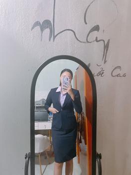 Product Review of TD60 Set nguyên bộ chân váy Áo vest nữ Women Top from u**9 0