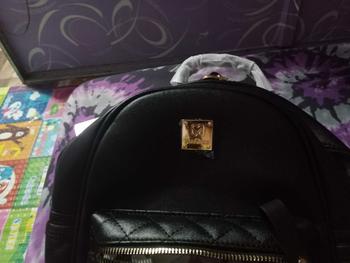 Product Review of PH Local Stock COD Seagloca new pu fashion embroidered diamond travel backpack for woman No.1256 from C**🌻 3