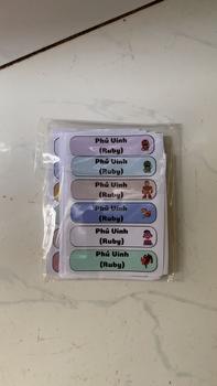 Product Review of Sét 100 tem STICKER cute in tên bé dán đồ dùng học tập from K** T** T** 0