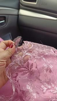 Product Review of Kinan Gaun Lebaran 2025 Gamis Brukat Dress Pesta Wanita Kondangan Muslim Remaja Bridesmaid Gaun Seragaman Dewasa Mewah Muslimah Simple Midi from A**0 0