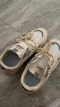 Product Review of giày nam tăng chiều cao 5cm lưới kết hợ da có phản quang sp 2002 Sneaker Cao Su Đế Bằng Shoes from D**g C**🇬 0
