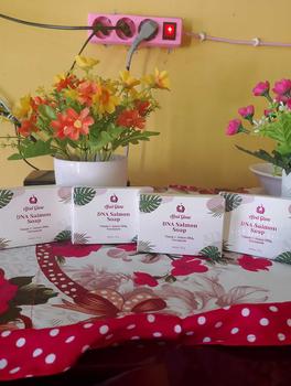 Product Review of [2 PCS ]SABUN GLOWING DNA SALMON AFEELGLOW Soap from 🎀**i R**a Y**🎀 0