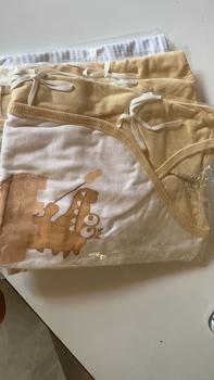 Product Review of Little Home Baby เสื้อผูกหน้าเด็กทารก ผ้าคอตตอน เสื้อป้ายแบบผูกหน้าเด็กแรกเกิด 0-3 เดือน from ** ** 0