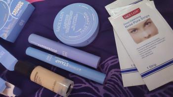 Product Review of [LIVE][BUY 4 GET 4 GIFT] SACE LADY Oil Control Powder+Foundation+Eyeliner+Mascara+4*Foundation Samples Face Makeup Cosmetic from T**e 0