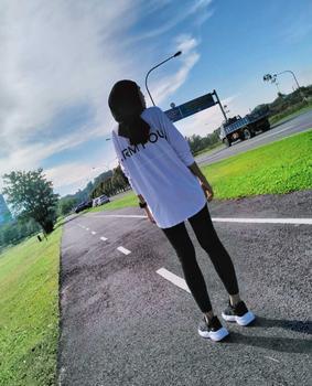 Product Review of Plus Size Women Sportswear Baju Panjang Loose Exercise Gym Workout Waistband Skinny Yoga Shirt Perempuan Clothing Outdoor from @**️ 0