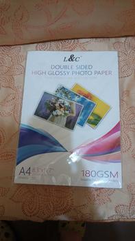 Product Review of L&C Double Sided Glossy Photo Paper A4 Size 120 140 180 240 260GSM Double-sided Paper (50 Sheets) from S**r E**s 0