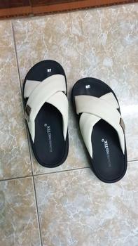 Product Review of DÉP NỮ Đế Bằng THỜI TRANG D04 2 QUAI CHÉO CHẤT DA ĐẾ Cao Su CAO 5CM ÊM NHẸ CHỐNG TRƠN from l**w 0
