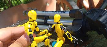 Product Review of Lucky 13 Action Figure 3D Dummy 13 Robot Toy Movable Figures Mechanical Style Movable Joints Toy from ** A** K**3 2