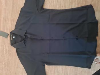 Product Review of Sơ Mi Lụa Màu Trơn Tay dài chất liệu lụa mềm mịn phom body Áo Menswear Trắng from T**i L**g Đ** 3