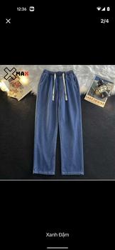 Product Review of Quần jean baggy nam cạp chun dáng suông XMAX quần bò cạp cao phong cách Hàn Quốc B137 Menswear Pants from n**9 0